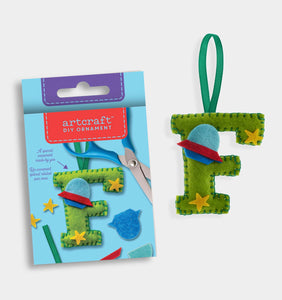 F Letter DIY Felt Ornament Kit