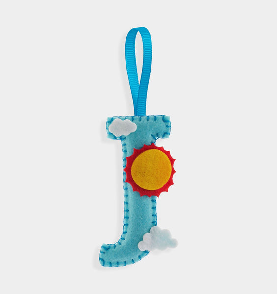 J Letter DIY Felt Ornament Kit