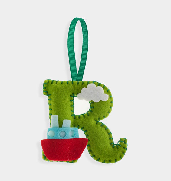 R Letter DIY Felt Ornament Kit
