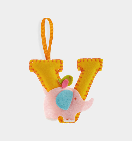 V Letter DIY Felt Ornament Kit