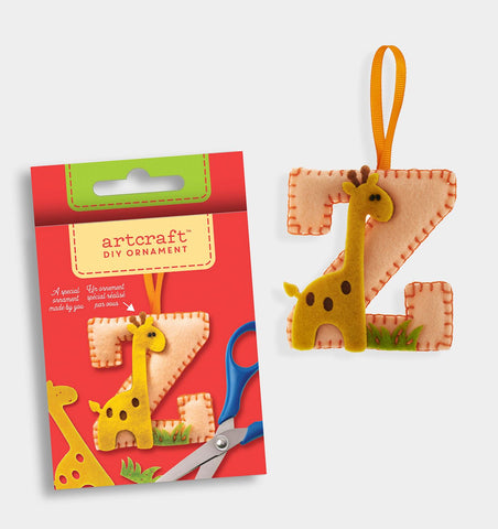 Z Letter DIY Felt Ornament Kit