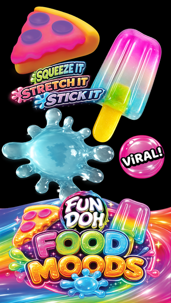 Fun Doh Food Moods Snack Attack Squishy