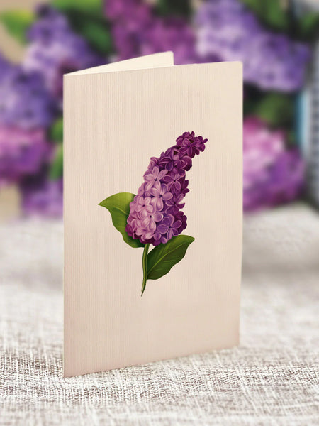 Mini Garden Lilacs Pop-Up Flower Bouquet