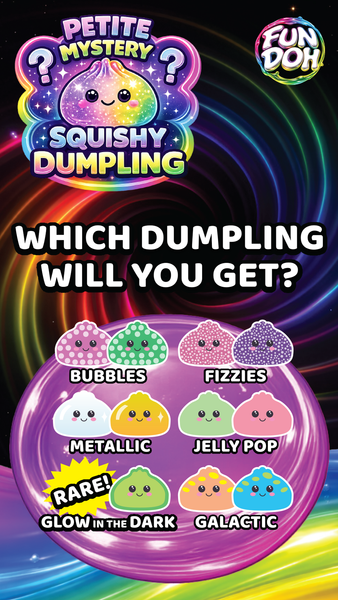Fun Doh Squishy Mystery Dumpling - Mini Petite 2.5"
