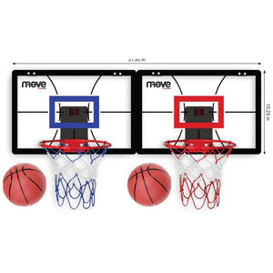 Over-the-Door Double Basketball Set