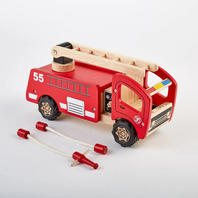 Wooden Fire Engine - Small