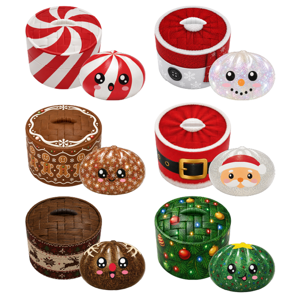 Fun Doh Petite (Mini) Squishy Christmas Dumplings Toy