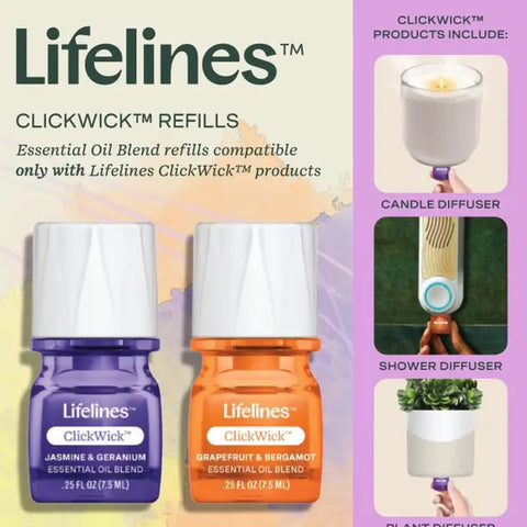 Lifelines ClickWick Replacement - Bloom & Citrus