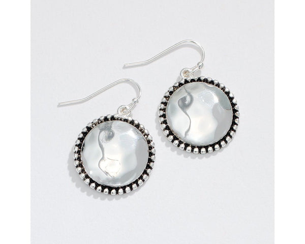 Hammered Rounds Earrings