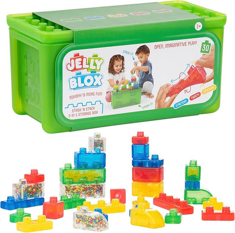 Jelly Blox Stack & Stash 2-in-1 Storage Case