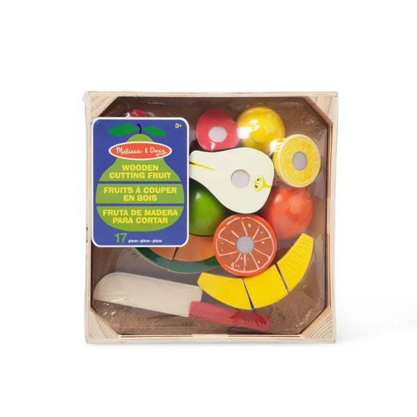 Melissa & Doug Wooden Cutting Fruit Play Set