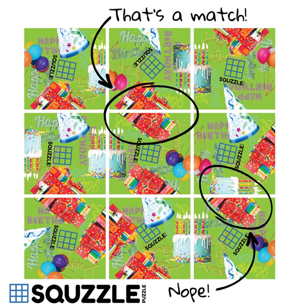 Happy Birthday Squzzle Puzzle