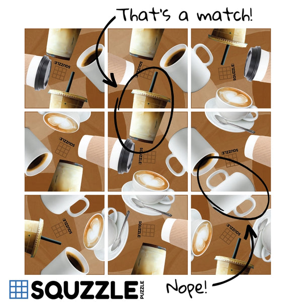 Coffee Break Squzzle Puzzle