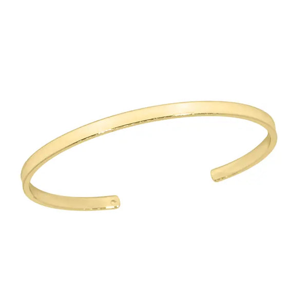 Charm Cuff Bracelet - Yellow Gold