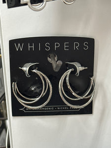 Whispers Multi Hoop Earrings