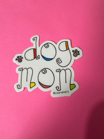 Dog Mom Sticker