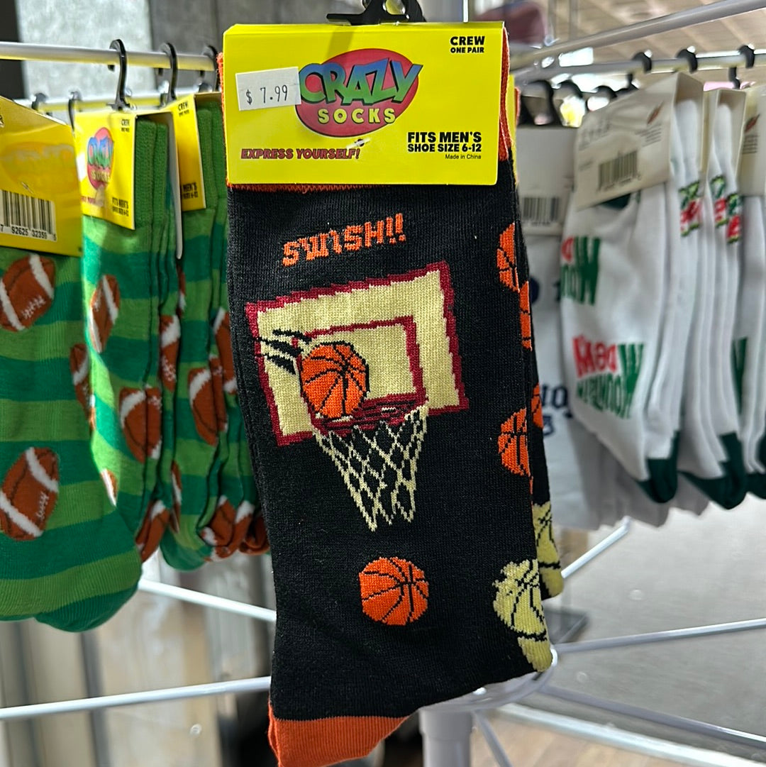 Basketball Men's Crew Socks