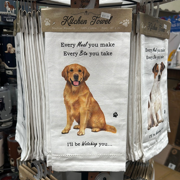 Every Bite You Take Kitchen Towel - Dog