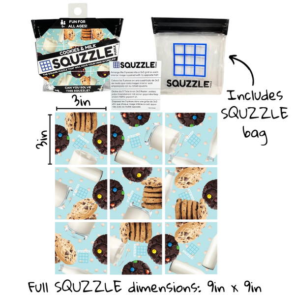 Cookies & Milk Squzzle Puzzle