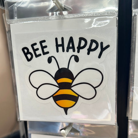 Bee Happy Bee Sticker