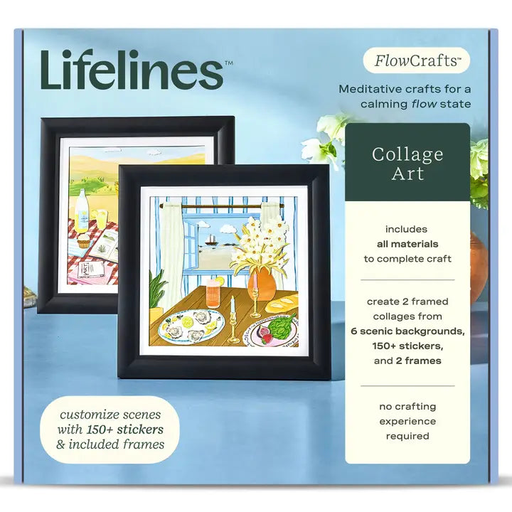 Lifelines FlowCrafts Collage Art