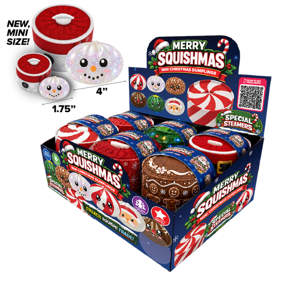 Fun Doh Petite (Mini) Squishy Christmas Dumplings Toy
