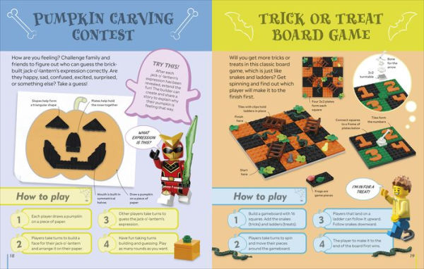 The Lego Halloween Games Book