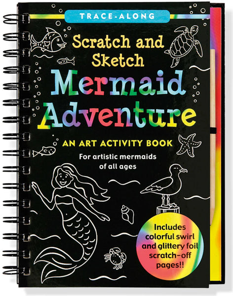 Mermaid Adventure Scratch and Sketch