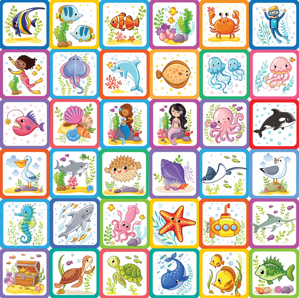 Under the Sea Memory Match Game