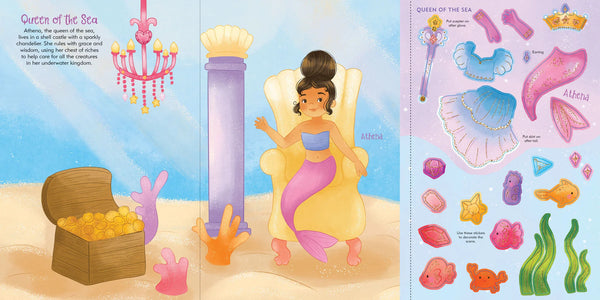 Mermaids Sticker Doll Dress Up