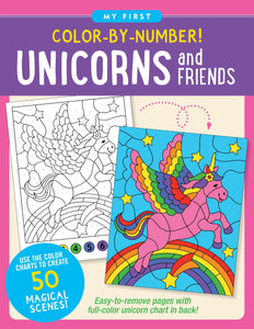 Unicorns and Friends Color by Number