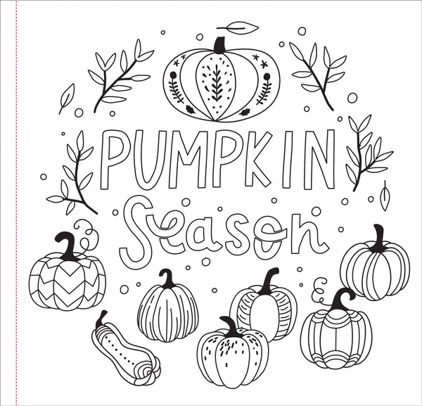 Autumn Dreams Artist's Coloring Book