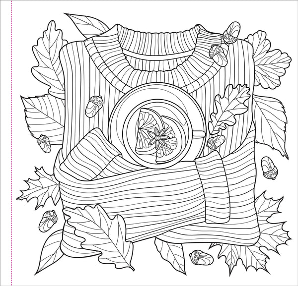 Autumn Dreams Artist's Coloring Book