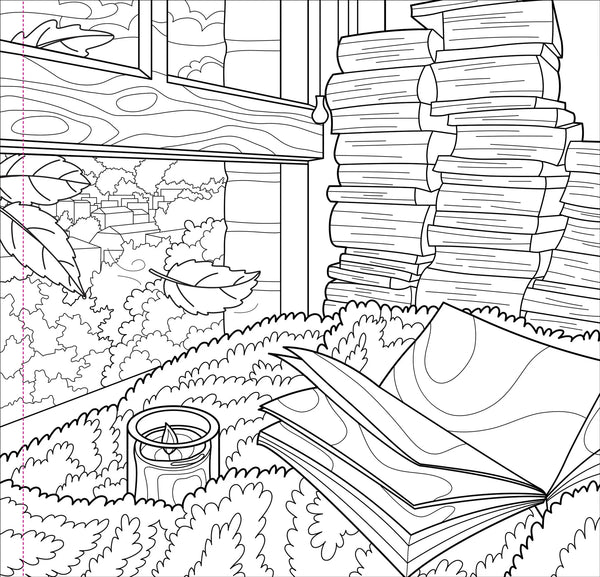 Autumn Dreams Artist's Coloring Book