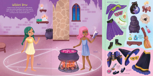 Halloween Sticker Doll Dress Up