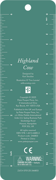 Highland Cow Bookmark