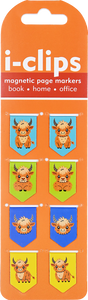 Highland Cows I-Clip Bookmarks