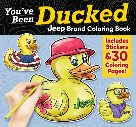 You've Been Ducked Jeep Brand Coloring Book