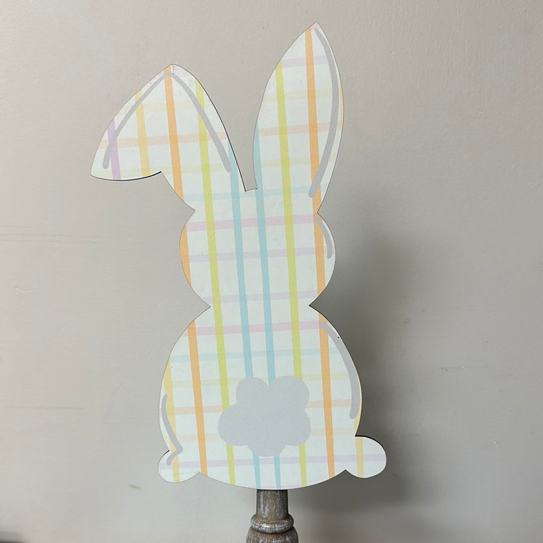 Plaid Bunny Topper