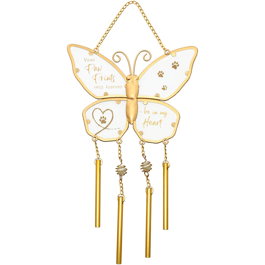 Paw Prints Wind Chime