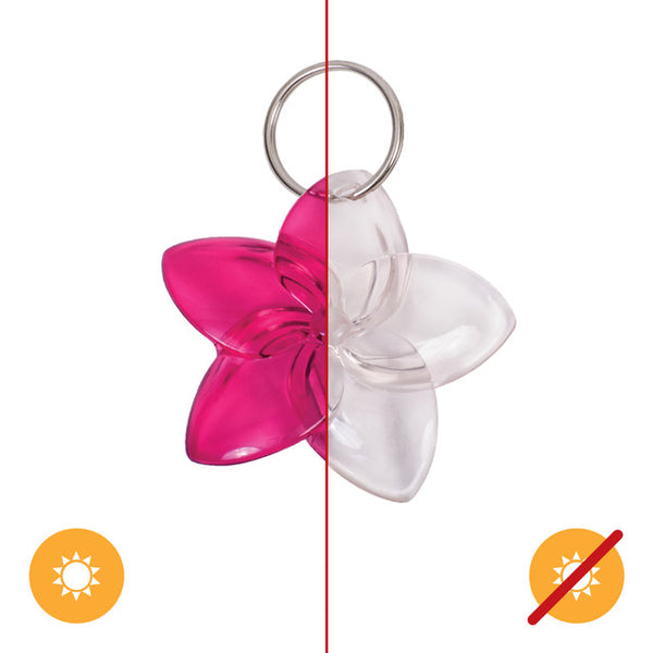 Color Changing Flower Keychain