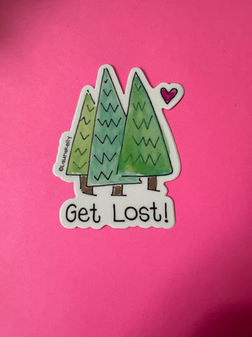 Get Lost Sticker