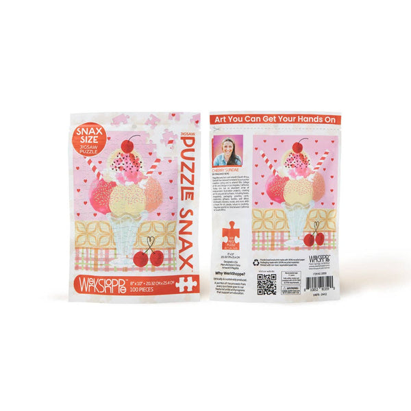 Cherry Sundae 100 Piece Puzzle Snax