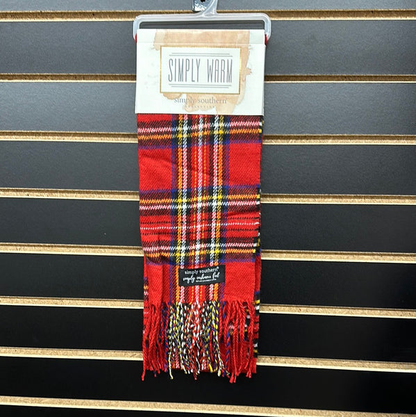 Simply Southern Plaid Scarf