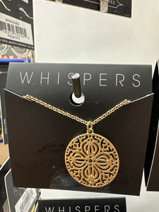 Whispers Floral Filigree Necklace