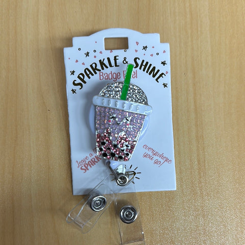Boba Tea Badge Reel