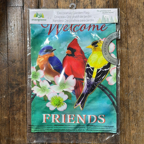 Welcome Friends Garden Flag