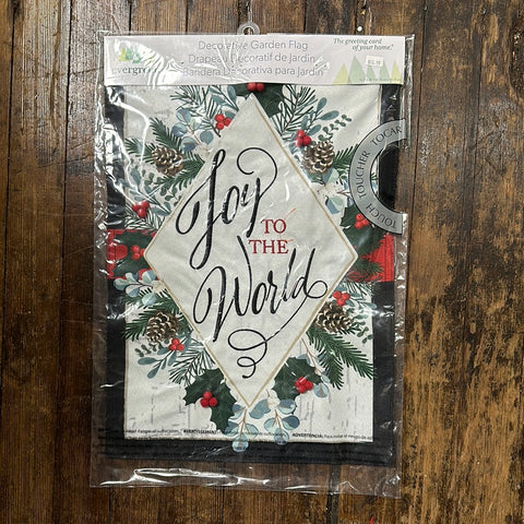 Joy To the World Garden Flag