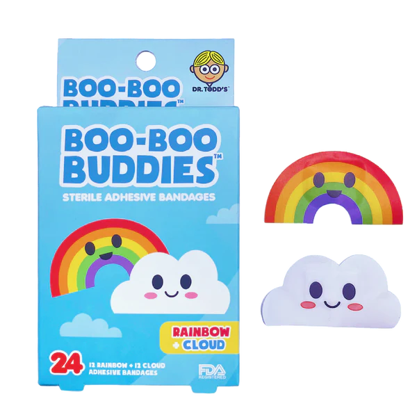 Rainbow & Cloud Boo Boo Bandages