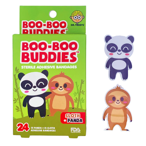 Sloth & Panda Boo Boo Bandages